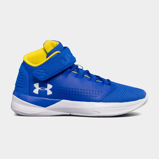 Under Armour Get B Zee - Chlapcenske Basketbalove Topanky - Kráľovská Modrá/Biele